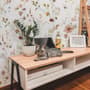 Watercolor Soft Wild Flowers Wallpaper Mural