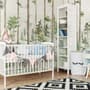 Kids Watercolor Forest Trees Wallpaper Mural