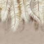 Neutral Tropical Palm Leaf Wallpaper Mural