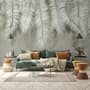 Neutral Tropical Palm Leaf Wallpaper Mural