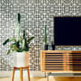 Modern Geometric Maze Wallpaper - STYLE 2