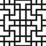 Modern Geometric Maze Wallpaper - STYLE 2