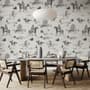 Retro Western Cowboys Wallpaper Mural