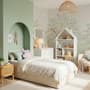 Kids Soft Pastel Forest Animals Wallpaper Mural