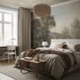 Rustic Riverside Landscape Wallpaper Mural