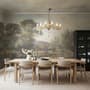 Rustic Riverside Landscape Wallpaper Mural