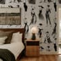 Modern Fashion Women Sketch Wallpaper Mural
