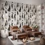 Modern Fashion Women Sketch Wallpaper Mural