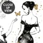 Modern Fashion Women Sketch Wallpaper Mural