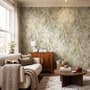 Watercolor Tropical Bird Garden Wallpaper Mural