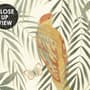 Watercolor Tropical Bird Garden Wallpaper Mural