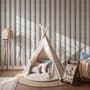 Playful Nursery Stripe Lines Wallpaper Mural