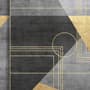 Colorful Geometric Grunge Art Wallpaper Mural