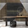 Colorful Geometric Grunge Art Wallpaper Mural