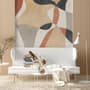 Boho Geometric Abstract Art Wallpaper Mural