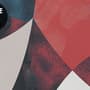 Modern Abstract Art with Retro Colorful Geometric Wallpaper Mural
