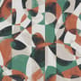 Modern Abstract Art with Retro Colorful Geometric Wallpaper Mural