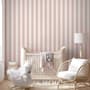 Soft Blue/Pink Stripe Lines for Kids Nursery Wallpaper Mural