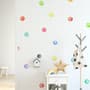 Kinder Aquarell Bunte Punkte Wandtattoo