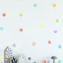Kinder Aquarell Bunte Punkte Wandtattoo