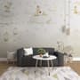 Rabbits on the Clouds and Empty Cages Wallpaper Mural