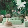 Exotic Forest Painting Landscape Wallpaper Mural