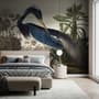 Tropical Landscape Blue Heron Wallpaper Mural