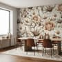Romantic Garden Bloom Floral Wallpaper