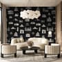 Vintage World Architecture Sketch Wallpaper Mural