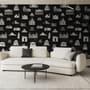 Vintage World Architecture Sketch Wallpaper Mural