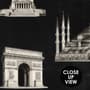 Vintage World Architecture Sketch Wallpaper Mural