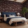 Tropical Palm Leaf and Birds Wallpaper Mural