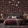 Tropical Palm Leaf and Birds Wallpaper Mural