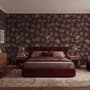 Tropical Palm Leaf and Birds Wallpaper Mural