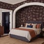 Tropical Palm Leaf and Birds Wallpaper Mural