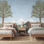 Kids Forest Animals Landscape Wallpaper Mural