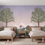 Kids Forest Animals Landscape Wallpaper Mural