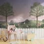 Kids Forest Animals Landscape Wallpaper Mural