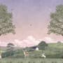 Kids Forest Animals Landscape Wallpaper Mural