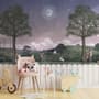 Kids Forest Animals Landscape Wallpaper Mural