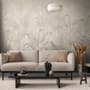 Monochrome Tropical Botanical Wallpaper Mural