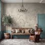 Monochrome Tropical Botanical Wallpaper Mural