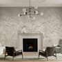 Monochrome Tropical Botanical Wallpaper Mural