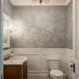 Monochrome Tropical Botanical Wallpaper Mural