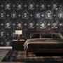 Dark Romantic  Gothic Skull Cage Wallpaper Mural 