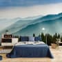 Foggy Mountains Landscape Wallpaper Mural