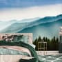 Foggy Mountains Landscape Wallpaper Mural