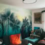 Tropical Palm Trees and Sunlight Wallpaper Mural