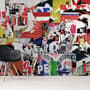 Street Collage Art Wallpaper Mural