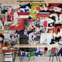 Street Collage Art Wallpaper Mural